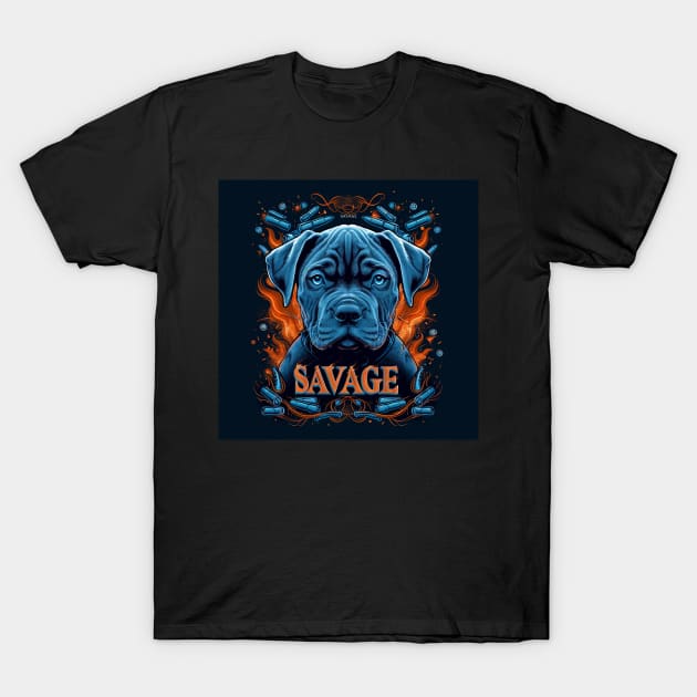 Savage Staffy T-Shirt by Enchanted Reverie